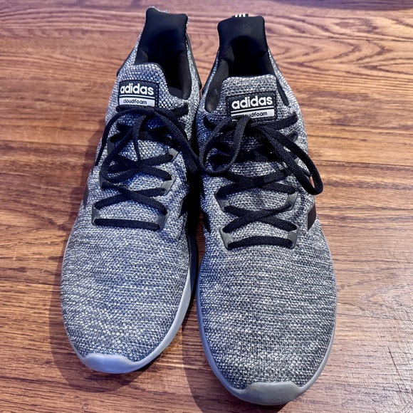 Adidas Mens Lite Racer BYD EG3749 Gray Running Shoes Sneakers Size 13 - Picture 2 of 6